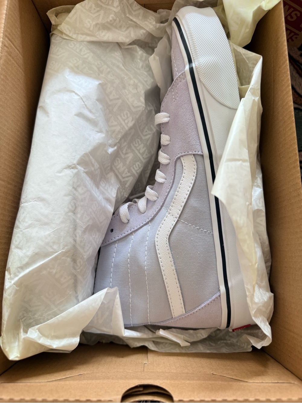 BRAND NEW Vans Sk8-Hi Color Theory Halogen Blue women 9.5/men 8 - Picture 3 of 8